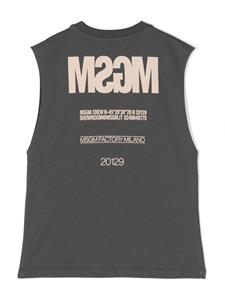 msgmkids MSGM Kids Mouwloos T-shirt - Grijs