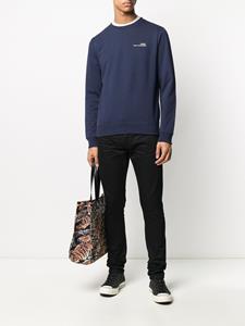 A.P.C. Sweater met logo - Blauw