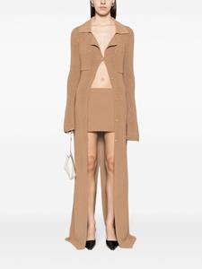 ayamuse Aya Muse Agos gebreide mini-rok - Bruin