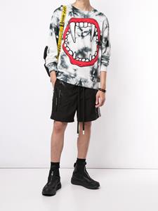 Haculla Sweater met tie-dye print - Wit