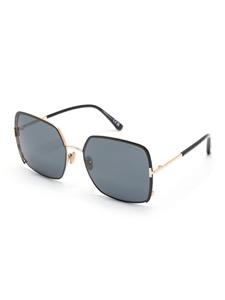 tomfordeyewear TOM FORD Eyewear Raphaela zonnebril met vlinder montuur - Zwart