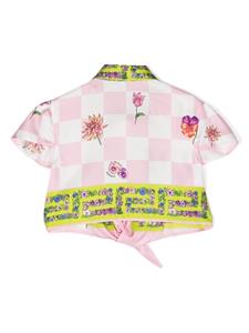 versacekids Versace Kids Zijden blouse - Roze