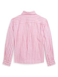 poloralphlaurenkids POLO RALPH LAUREN KIDS Gestreept shirt - Roze