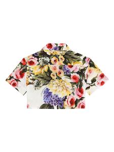 dolce&gabbanakids Dolce & Gabbana Kids Cropped shirt - Wit