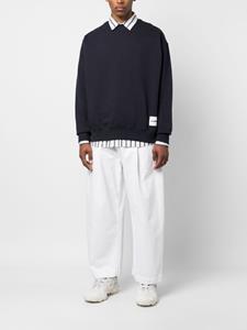 jilsander Jil Sander Sweater met logopatch - Blauw