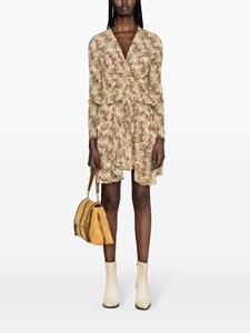 isabelmarant ISABEL MARANT Zijden mini-jurk - Bruin