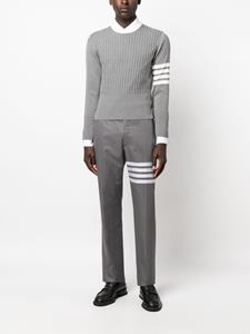 Thom Browne Kabelgebreide sweater - Grijs