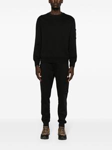 c.p.company C.P. Company Katoenen sweater met lens-detail - Zwart