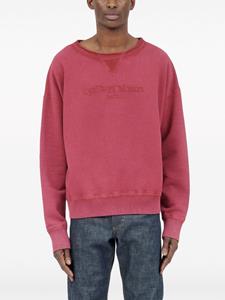 Maison Margiela Katoenen sweater met logo - Rood