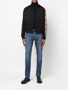 DSQUARED2 Sweater met geborduurd logo - Zwart