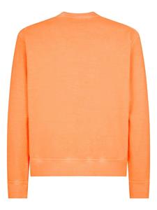 DSQUARED2 Sweater met logoprint - Oranje