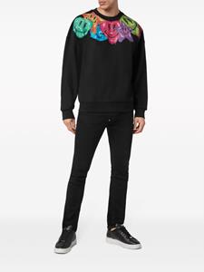 philippplein Philipp Plein Sweater met print - Zwart