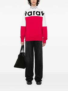 MARANT Sweater met colourblocking - Wit