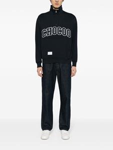CHOCOOLATE Sweater met geborduurd logo - Blauw