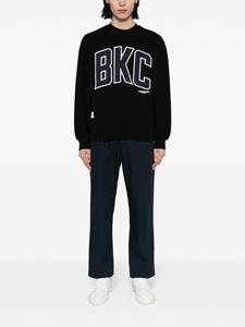 CHOCOOLATE Sweater met geborduurd logo en jersey-textuur - Zwart