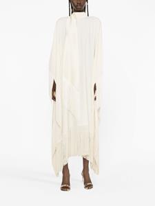 tallermarmo Taller Marmo Midi-jurk met franje - Beige