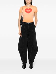 rotatebirgerchristensen ROTATE BIRGER CHRISTENSEN Jeans met toelopende pijpen van biologisch katoen - Zwart