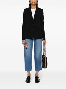 stellamccartney Stella McCartney Jeans verfraaid met kristallen - Blauw