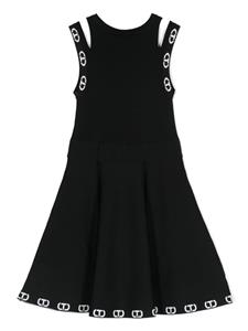 twinsetkids TWINSET Kids Jurk met jacquard - Zwart