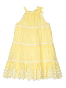 zimmermannkids ZIMMERMANN Kids Jurk met strikdetail - Geel