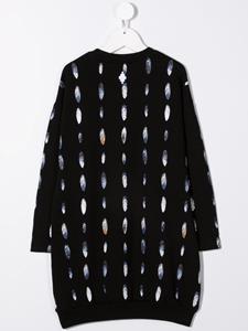 marceloburloncountyofmilankids Marcelo Burlon County Of Milan Kids Sweaterjurk - Zwart