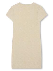 michaelkorskids Michael Kors Kids Jurk met logoplakkaat - Beige
