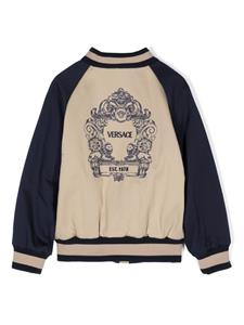 versacekids Versace Kids Bomberjack met geborduurd logo - Beige