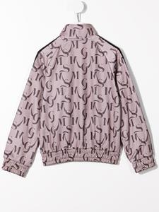 MSGM Kids Trainingsjack met logoprint - Bruin