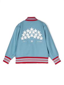 amirikids AMIRI KIDS Bomberjack met geborduurd logo - Blauw