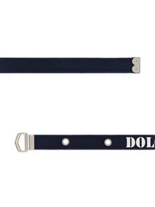 dolce&gabbana Dolce & Gabbana Gespriem met logoprint - Blauw