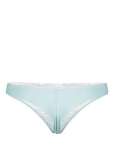 marliesdekkers Marlies Dekkers String met bloemenkant - Blauw