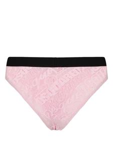 DSQUARED2 Slip met geborduurd logo - Roze