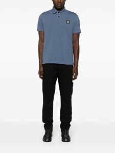 stoneisland Stone Island Poloshirt met Compass-logopatch - Blauw