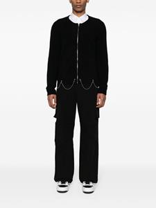 Random Identities Vest met kettingdetail - Zwart