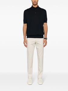 Lardini Poloshirt met geborduurd logo - Blauw