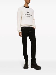 dolce&gabbana Dolce & Gabbana Jeans met contrasterend stiksel - Zwart