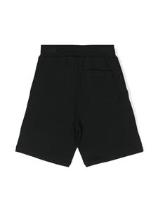 Balmain Kids Katoenen shorts met logo-applicatie - Zwart