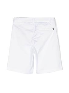 DONDUP KIDS Katoenen mid waist chino shorts - Wit