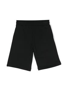 moschinokids Moschino Kids Trainingsshorts met geborduurd logo - Zwart