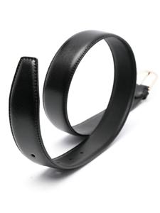 TOTEME Brede leren riem - Zwart