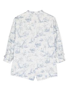philosophydilorenzoserafinikids Philosophy Di Lorenzo Serafini Kids Jumpsuit met grafische print - Blauw