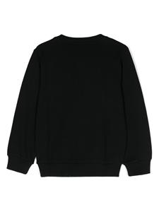 balmainkids Balmain Kids Katoenen sweater met logoprint - Zwart