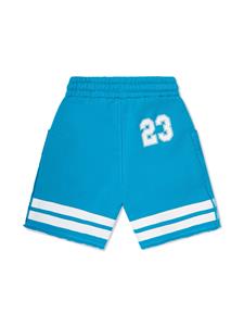 Off-White Kids Shorts met logoprint - Blauw