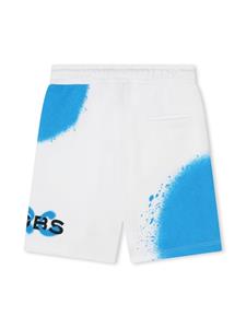 marcjacobskids Marc Jacobs Kids Trainingsshorts met print - Wit