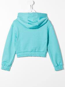 msgmkids MSGM Kids Hoodie met logoprint - Blauw