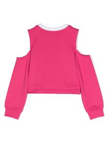 Missoni Kids Sweater met geborduurd logo - Roze
