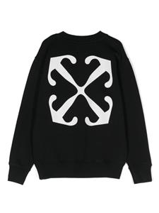 off-whitekids Off-White Kids Sweater met Arrows-print - Zwart