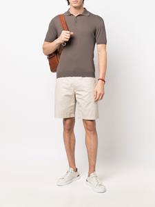 Malo Effen poloshirt - Bruin