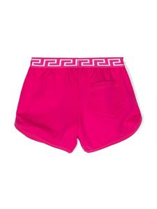 versacekids Versace Kids Shorts met borduurwerk - Roze