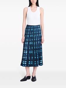 proenzaschoulerwhitelabel Proenza Schouler White Label Piper midi-plooirok - Blauw